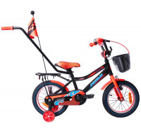 Detský bicykel 14" Fuzlu Thor čierno-...